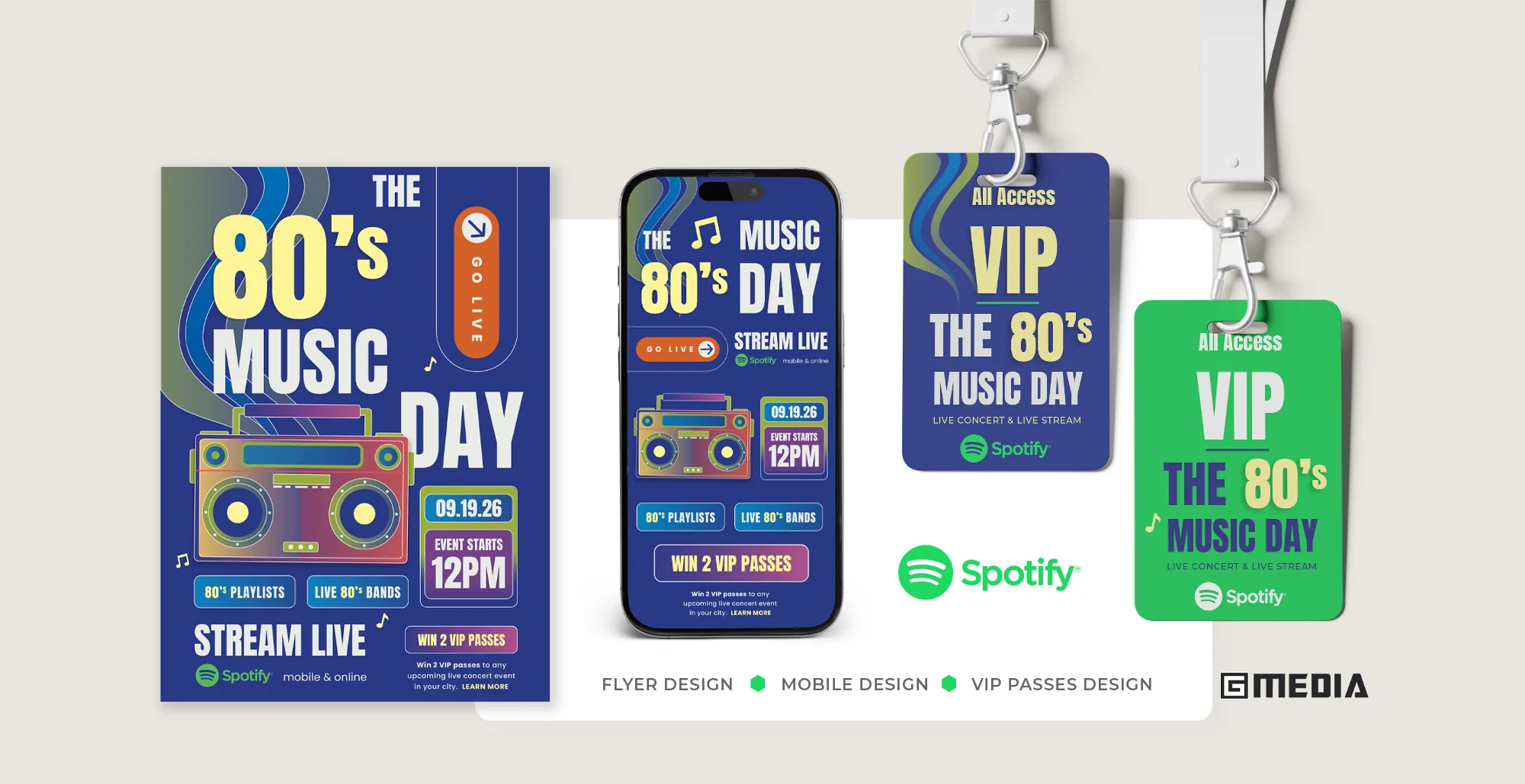 Spotify · 80's Music Day